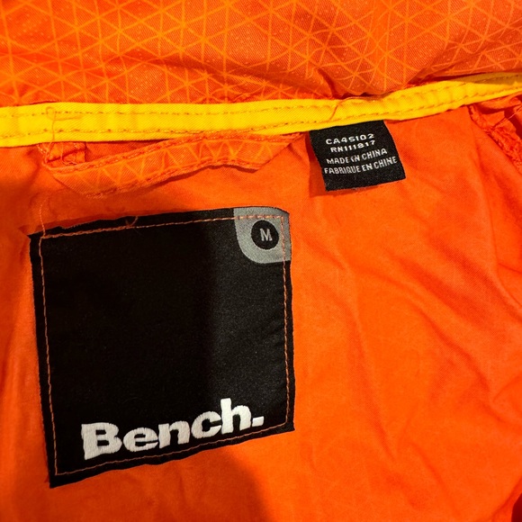 Orange zip up bench wind jacket - Picture 4 of 4